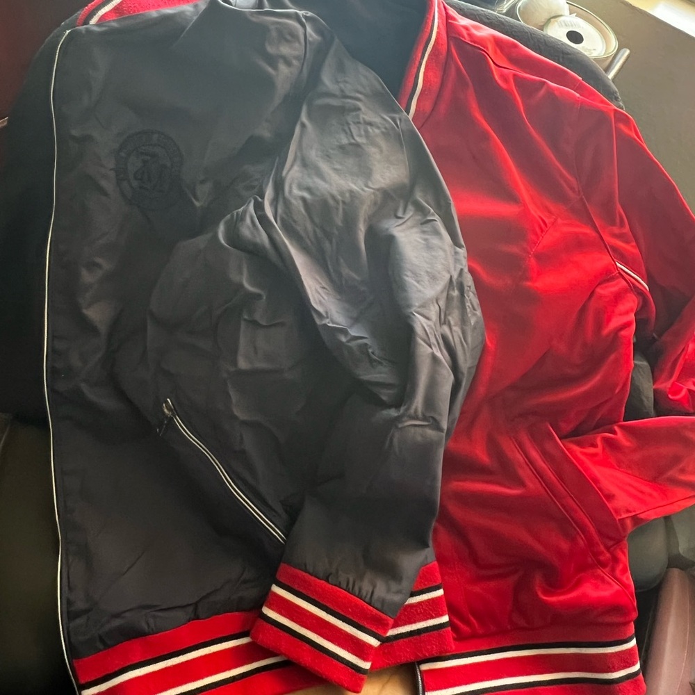 Stylish Red and Black Men's Jacket